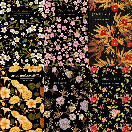 The Women in Literature Collection: Little Women, Jane Eyre, Sense and Sensibility & More (Hardcover, 6 Books) – Timeless Stories of Strength, Love, and Independence in Chiltern Classics Editions