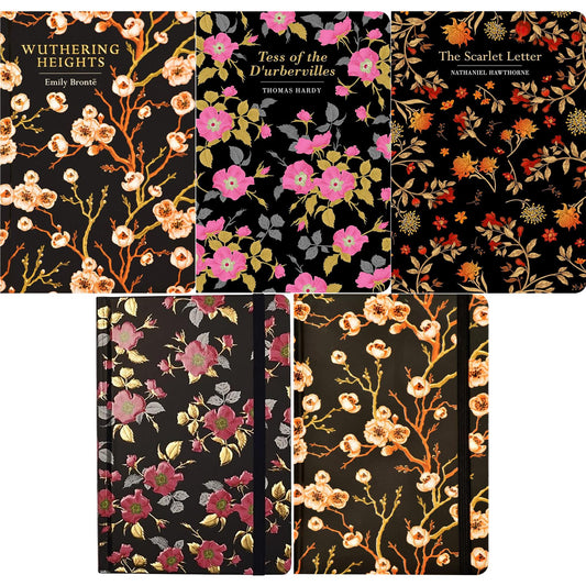 Love, Tragedy & Redemption: Wuthering Heights, Tess of the D’Urbervilles & The Scarlet Letter (Hardcover, 3 Books) with Two Matching Notebooks – Exquisite Chiltern Editions