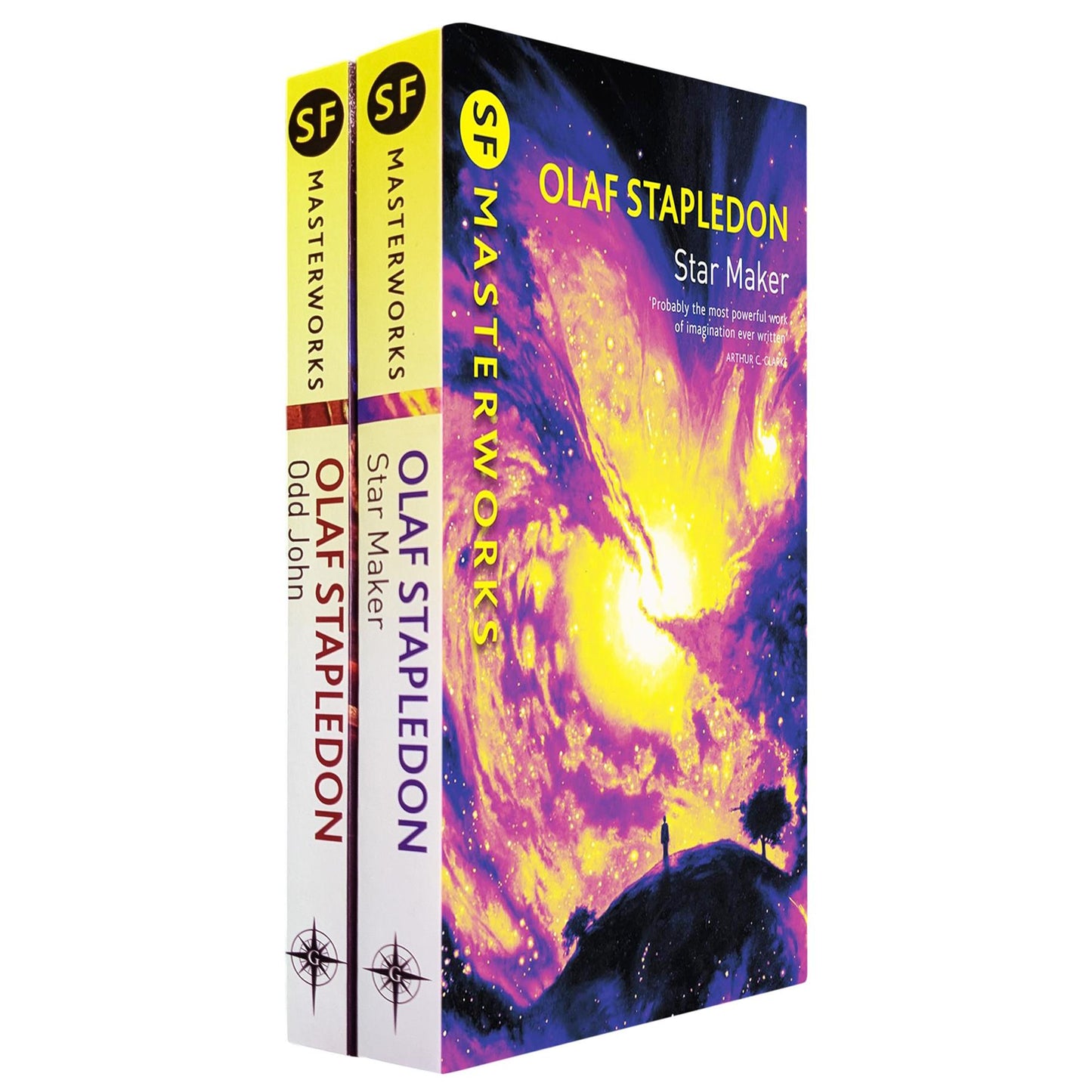 Olaf Stapledon Collection – SF Masterworks of Cosmic Evolution & Superior Minds in Odd John & Star Maker (2-Book Set)