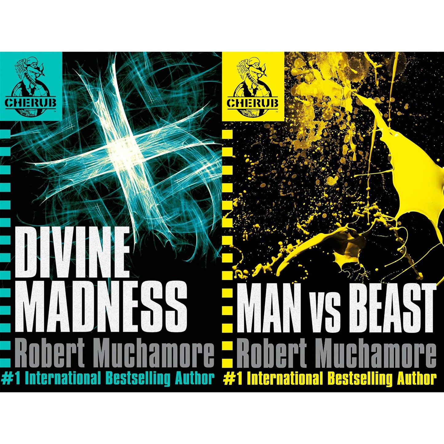CHERUB Series Books 5 & 6 by Robert Muchamore – Deadly Missions: Divine Madness & Man vs Beast – Action-Packed Teen Spy Thrillers