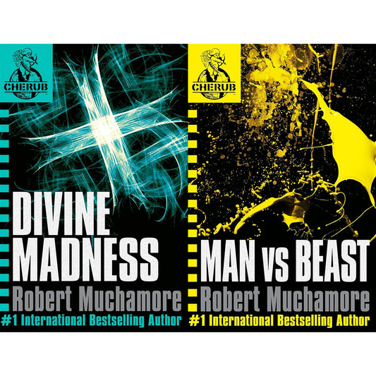 CHERUB Series Books 5 & 6 by Robert Muchamore – Deadly Missions: Divine Madness & Man vs Beast – Action-Packed Teen Spy Thrillers
