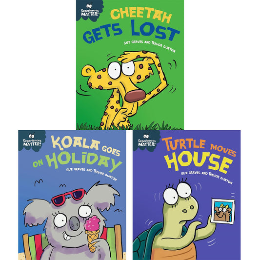 Experiences Matter Set: Getting Lost, Going on Holiday, and Moving House – A Three-Book Collection to Help Children Overcome Life’s Challenges