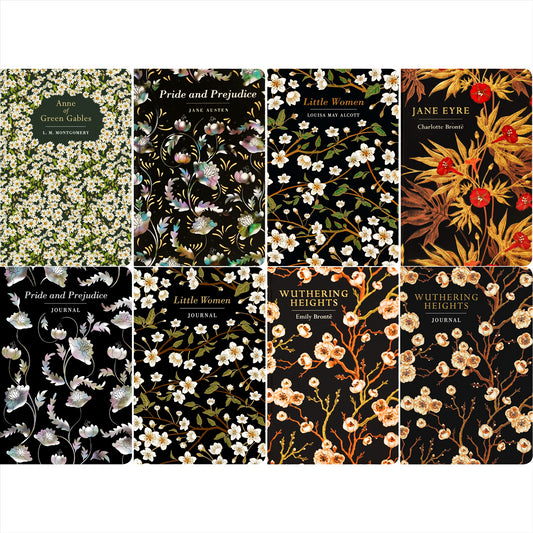Beloved Heroines Collection: Anne of Green Gables, Pride and Prejudice, Little Women & More (Hardcover, 5 Books) with Three Journals – Timeless Classics in Exquisite Chiltern Editions