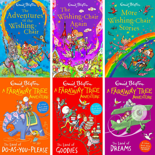 The Wishing-Chair & Faraway Tree Adventures by Enid Blyton: 6 Magical Stories for Young Dreamers (Paperback Collection)