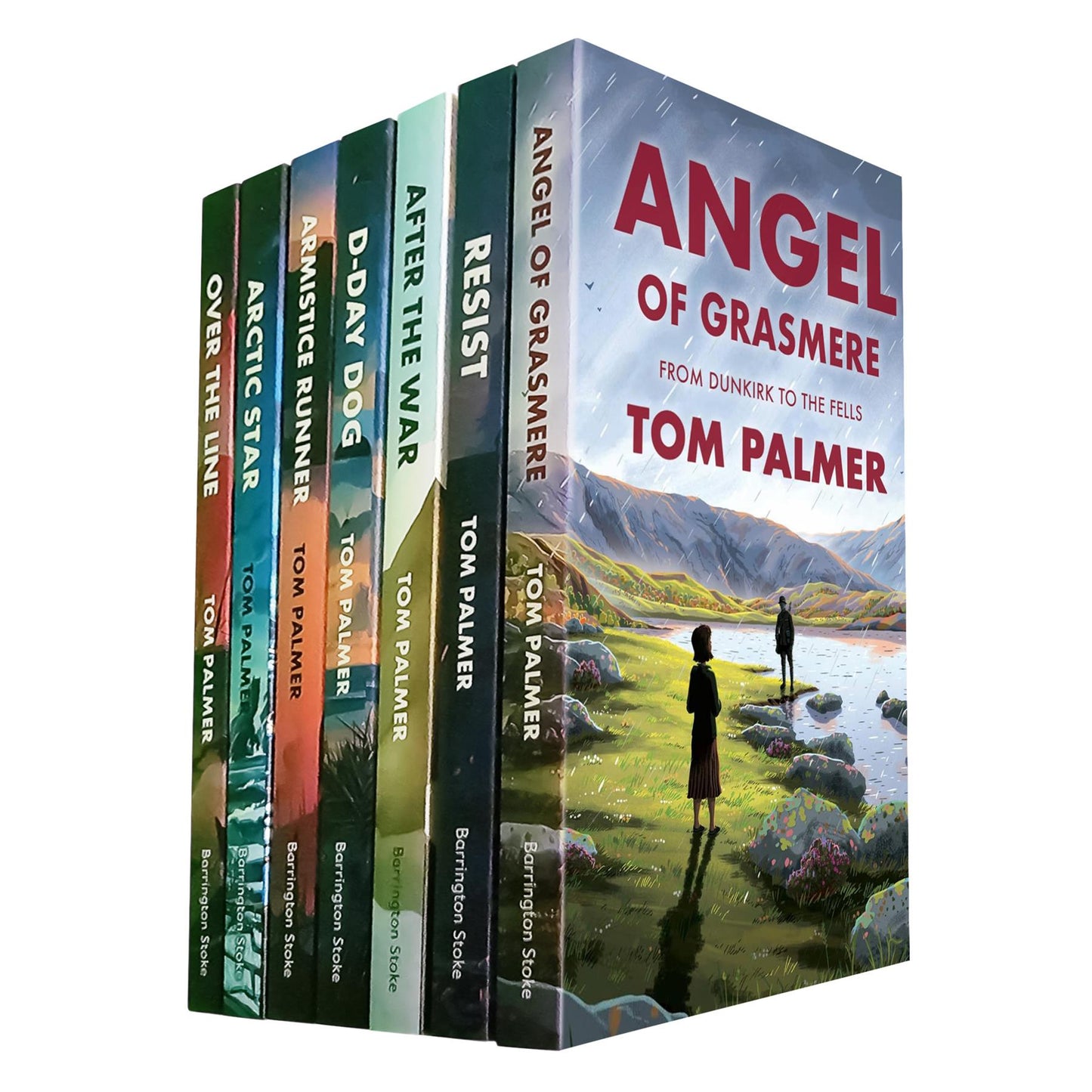 Tom Palmer's Wartime and Historical Heroes Collection (7-Book Set): Resist, Angel of Grasmere, Armistice Runner, D-Day Dog, After the War, Over the Line, and Arctic Star