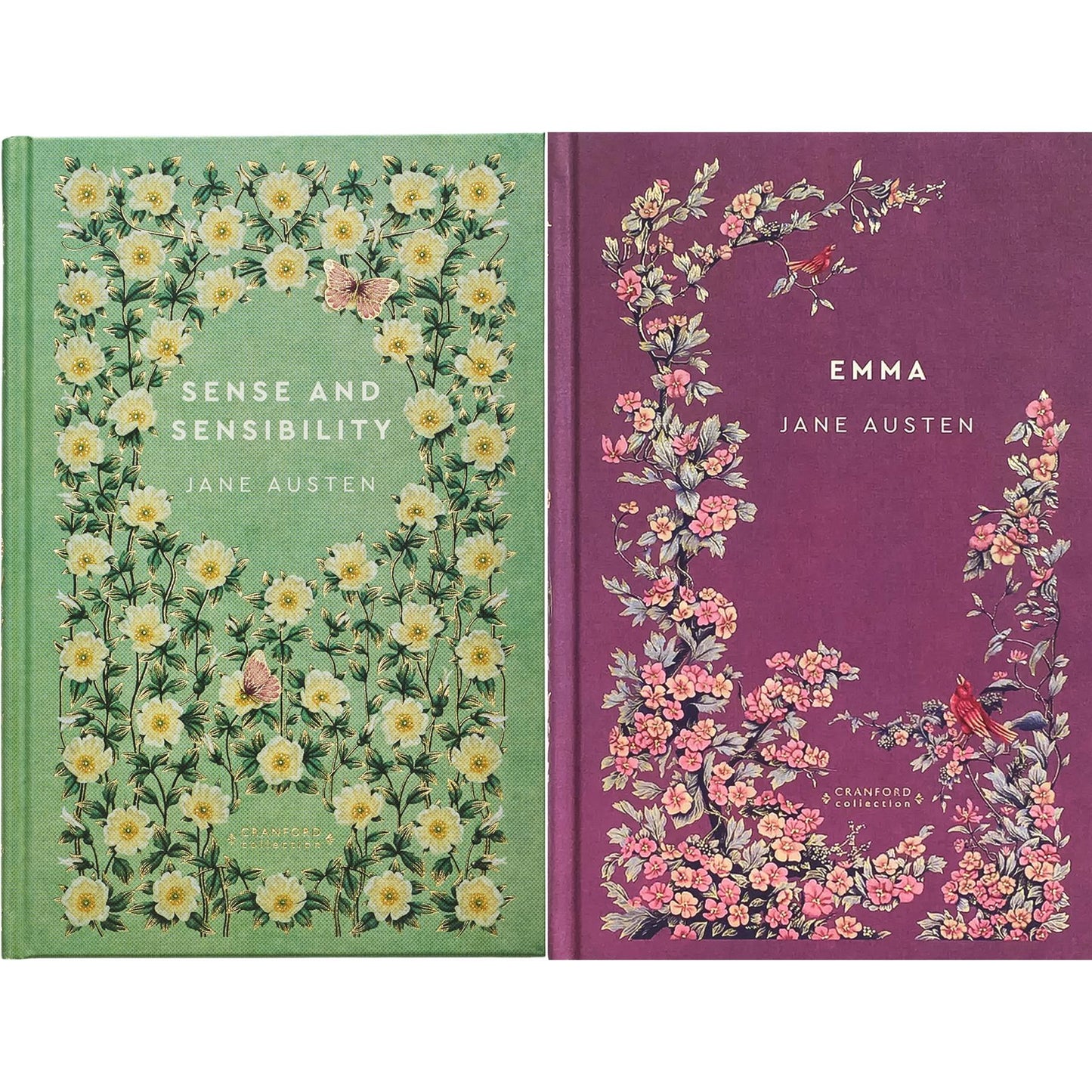 Brontë Sisters & Jane Austen: A Luxurious 10-Book Hardcover Set – Cranford Edition of Timeless Classics with Gold-Stamped Covers, Featuring Love, Ambition & Society in Stunning Collectible Books