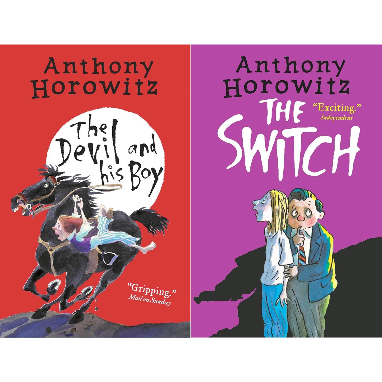 The Anthony Horowitz Adventure Collection: The Devil and His Boy & The Switch – Thrilling Mysteries with Twists, Suspense, and Unforgettable Characters for Young Readers (2-Books Set)