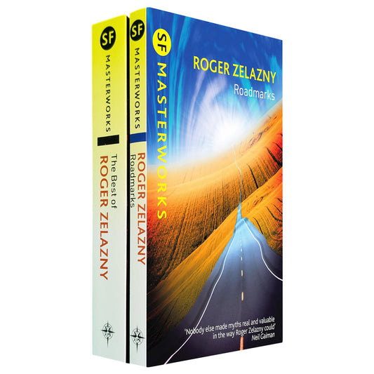 Roger Zelazny SF Masterworks Collection – The Fantastic & Philosophical in The Best of Roger Zelazny & Roadmarks (2-Book Set)