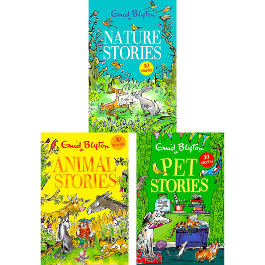 The Enid Blyton Stories Collection: Animal Adventures, Nature Moments & Pet Tales for Young Readers (Paperback, 3 Books)