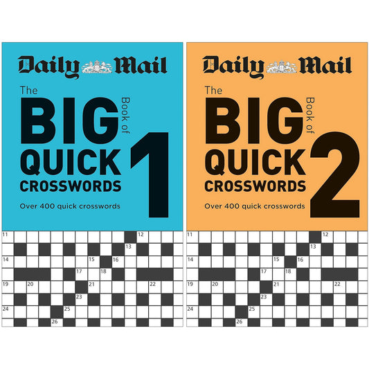 Daily Mail Quick Crossword Compendium: Over 800 Puzzles in Volumes 1 & 2 for Dedicated Puzzle Solvers