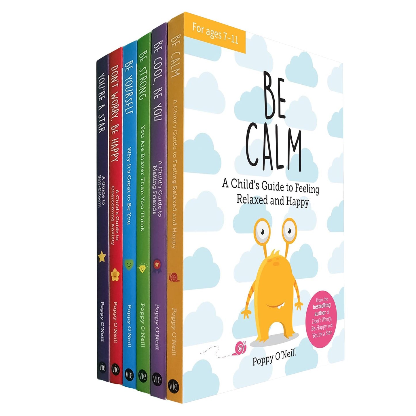 Empowering Kids Collection by Poppy O'Neill: Six Practical Guides for Children on Building Self-Confidence, Managing Anxiety, Embracing Individuality, and Developing Emotional Resilience