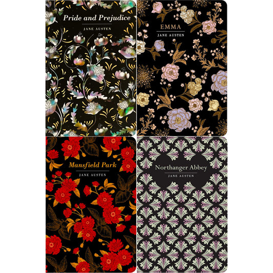 The Jane Austen Classics Collection: Pride and Prejudice, Emma, Mansfield Park & Northanger Abbey (Hardcover, 4 Books) – Timeless Stories in Exquisite Chiltern Editions