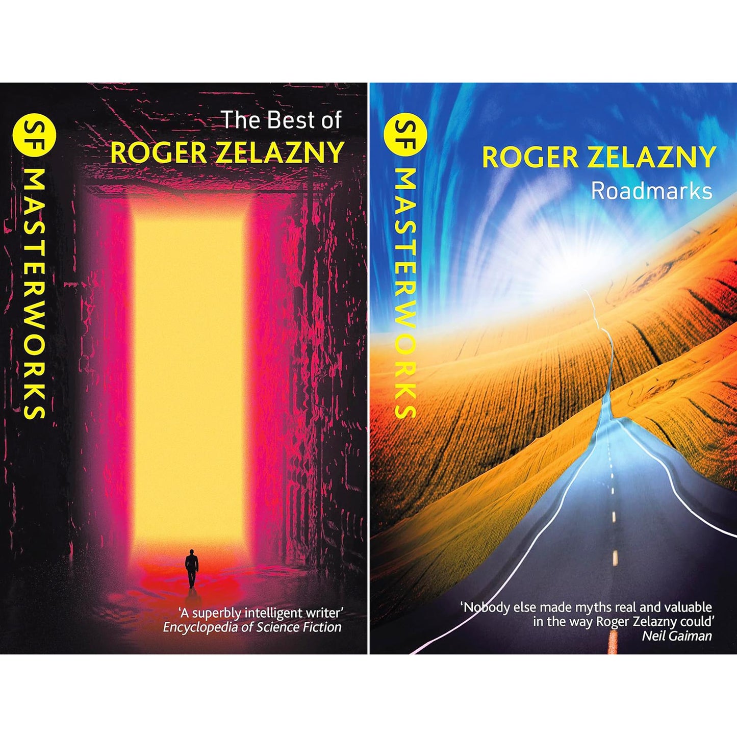 Roger Zelazny SF Masterworks Collection – The Fantastic & Philosophical in The Best of Roger Zelazny & Roadmarks (2-Book Set)