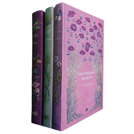 Emma by Jane Austen & Cranford by Elizabeth Gaskell (Hardcover, 2 Books) with Emma Journal – A Beautiful Cranford Edition Set of Wit, Social Charm, and Timeless Storytelling