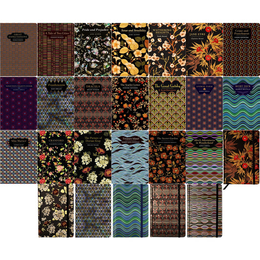 Timeless Classics Collection – 20 Exquisite Chiltern Editions with Six Notebooks | Perfect to Start Your Private Library | Luxurious Gift Set with Stunning Designs & Literary Masterpieces