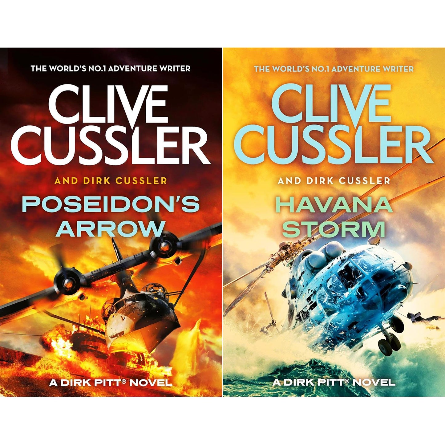 Clive Cussler’s Dirk Pitt Thriller Duo: “Poseidon’s Arrow” and “Havana Storm” – Riveting Maritime Action and Suspense