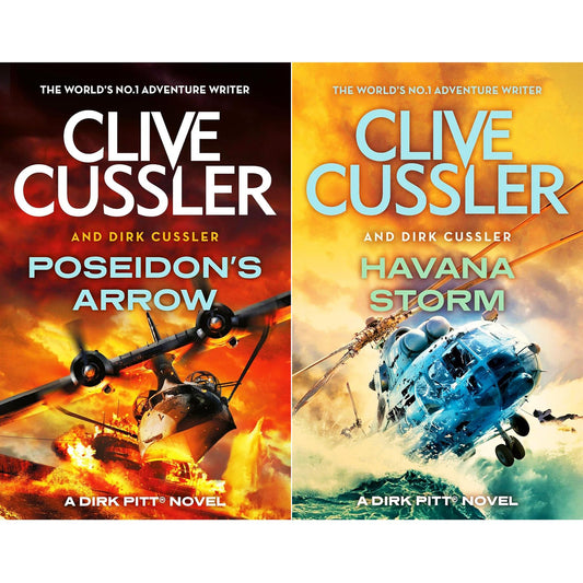 Clive Cussler’s Dirk Pitt Thriller Duo: “Poseidon’s Arrow” and “Havana Storm” – Riveting Maritime Action and Suspense