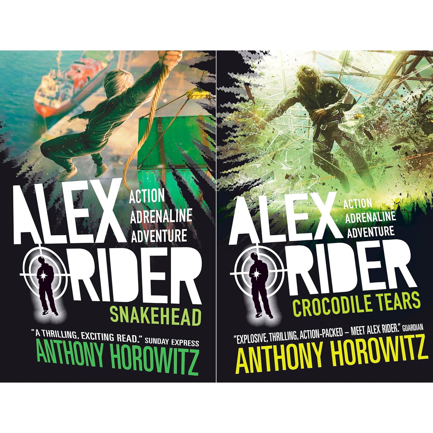 Alex Rider Mission Series 7 & 8: Snakehead & Crocodile Tears – Action-Packed Spy Adventures for Young Readers by Anthony Horowitz