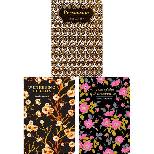 Persuasion by J. Austen, Wuthering Heights by E. Brontë & Tess of the d’Urbervilles by T. Hardy (Hardcover, 3 Books) in Exquisite Chiltern Editions