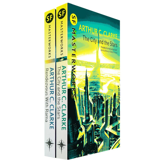 Arthur C. Clarke Collection – SF Masterworks of Space Exploration & Human Discovery in Rendezvous with Rama & The City and the Stars (2-Book Set)