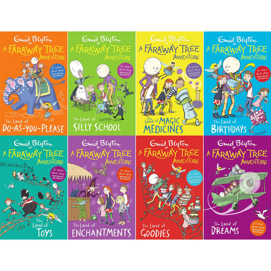 The Faraway Tree Magical Lands Collection – 8-Book Set by Enid Blyton: Enchanted Adventures for Young Readers (Paperback)