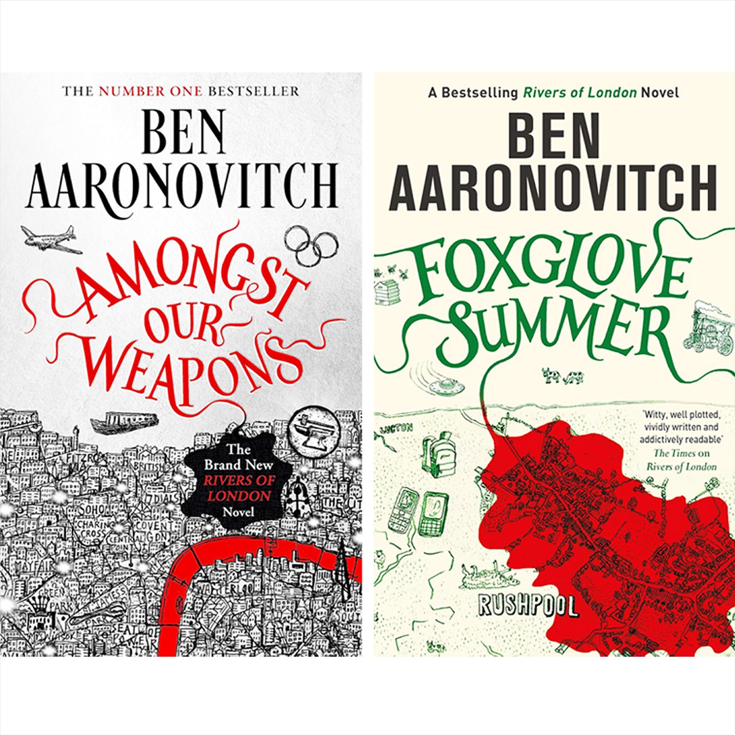 The Complete Rivers of London Series by Ben Aaronovitch: Explore Magic, Mystery, and Adventure with Peter Grant Across 13 Books and Novellas Set in London’s Supernatural Underworld