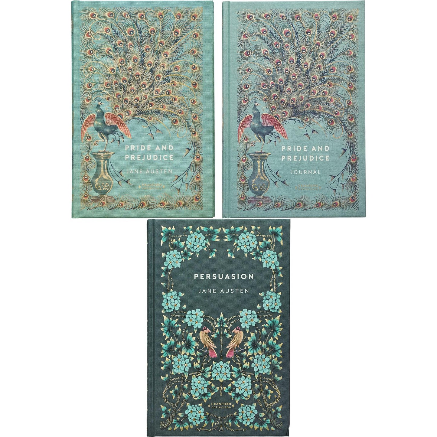 Pride and Prejudice & Persuasion by Jane Austen (Hardcover) with Pride and Prejudice Journal – A Cranford Edition Set of Timeless Romance and Enduring Love