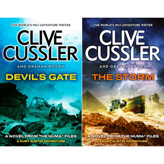 NUMA Files Thriller Duo: “Devil’s Gate” and “The Storm” by Clive Cussler – High-Stakes Action Beneath the Ocean’s Surface