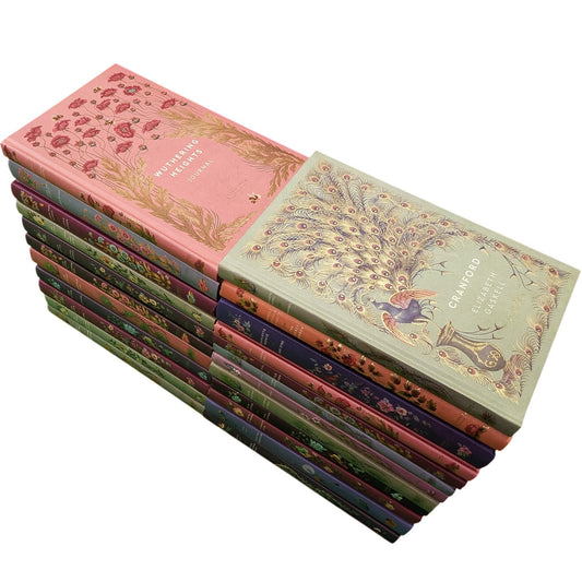 Cranford Edition Ultimate Classics Collection (Hardcover, 19 Books) with 4 Journals – Featuring Jane Austen, Alcott, Brontë Sisters, Burnett, Gaskell, Hardy, Hawthorne & Wharton