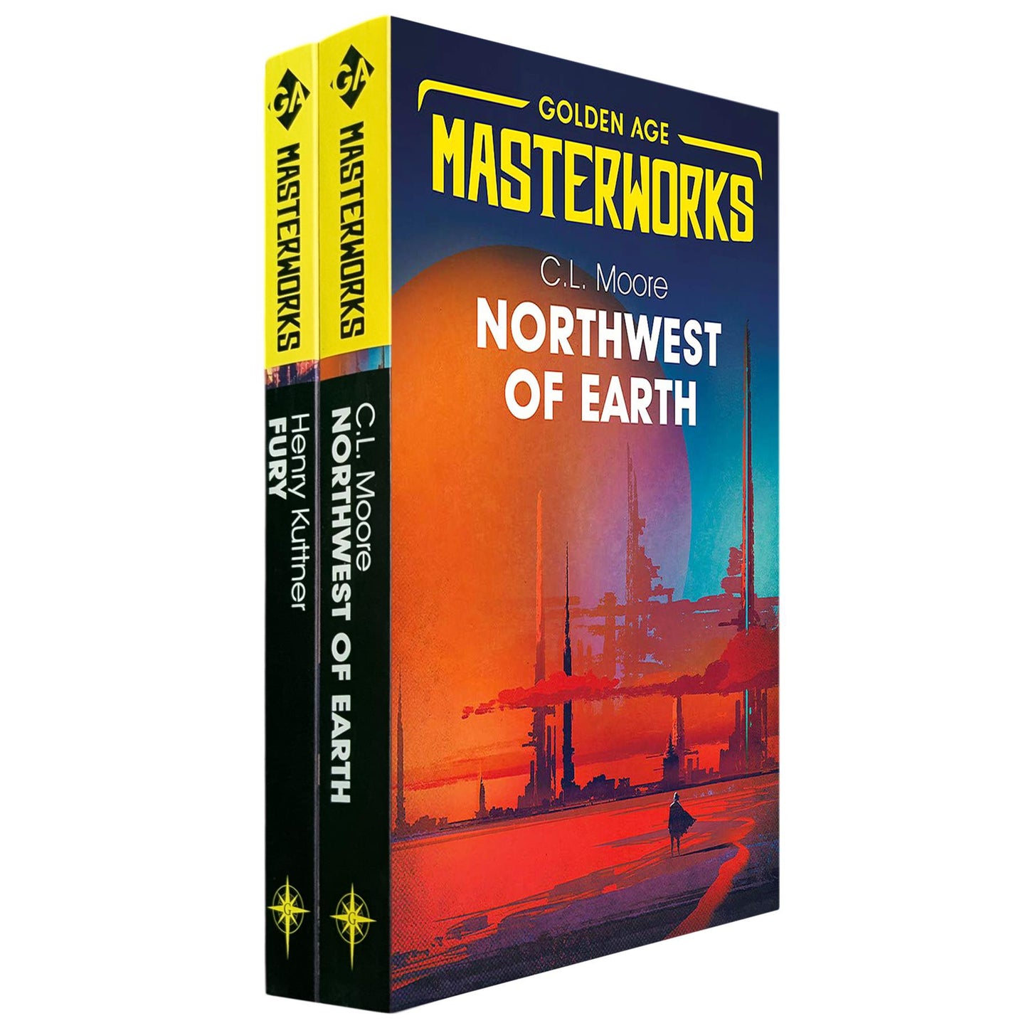 Golden Age Sci-Fi Masterworks – Alien Encounters, Human Struggles & Emotional Depth in Fury by Henry Kuttner & Northwest of Earth by C.L. Moore (2-Book Set)