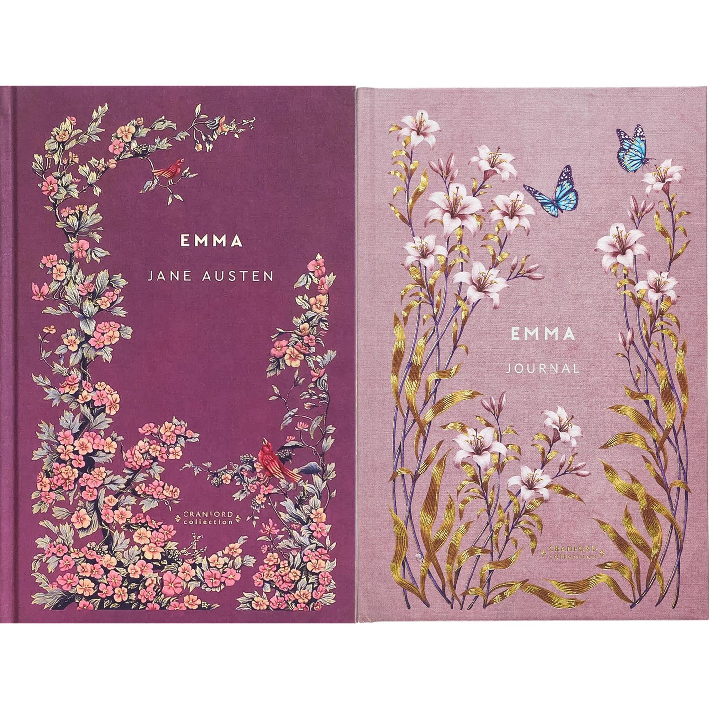 Emma by Jane Austen (Cranford Edition Hardcover) with Journal – A Timeless Classic of Romance, Wit, and Social Comedy with a Beautifully Designed Journal for Personal Reflections