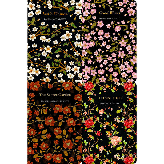 Little Women, Good Wives, The Secret Garden & Cranford (Hardcover, 4 Books) – Classic Literature in Exquisite Chiltern Editions