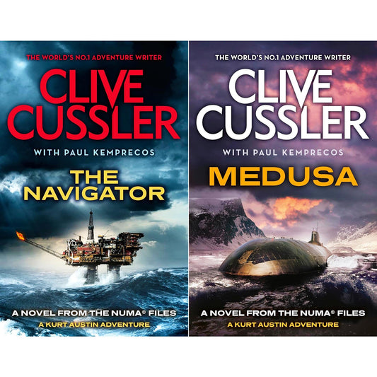 NUMA Files Adventure Duo: “The Navigator” and “Medusa” by Clive Cussler – Exploring Ancient Secrets and Battling for Humanity’s Future