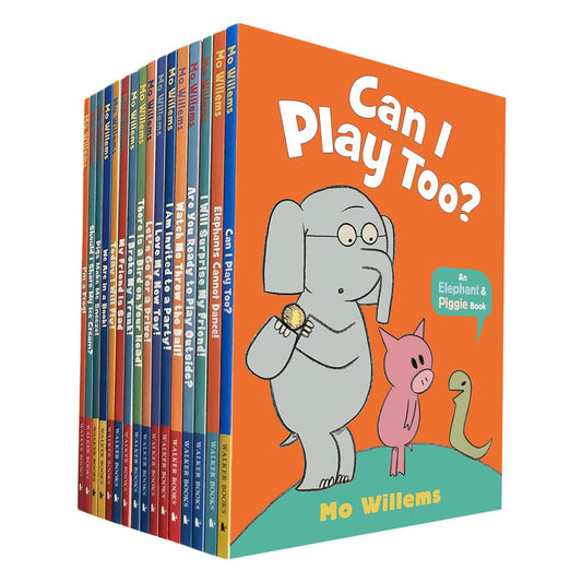Mo Willems' Elephant & Piggie Collection: 16 Book Set of Heartwarming and Hilarious Adventures in Friendship, Fun, and Life Lessons for Early Readers