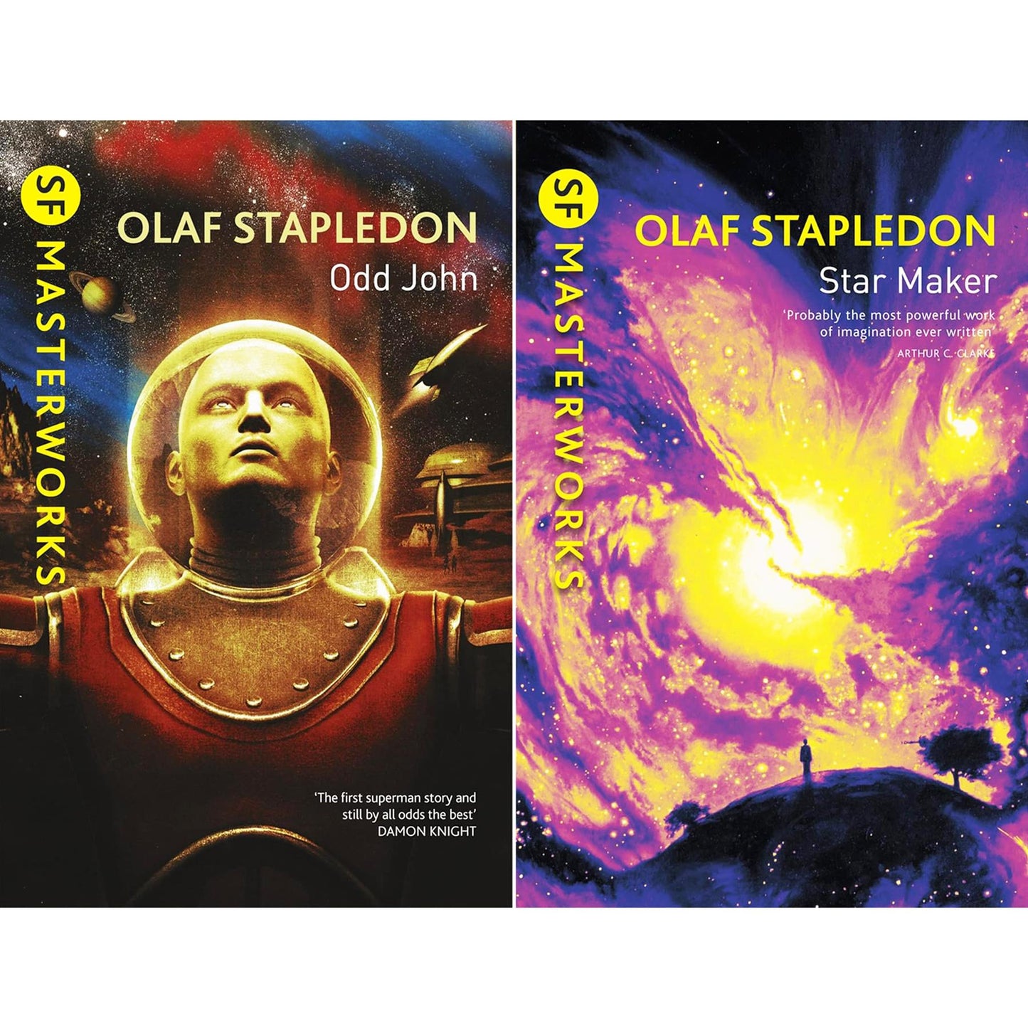 Olaf Stapledon Collection – SF Masterworks of Cosmic Evolution & Superior Minds in Odd John & Star Maker (2-Book Set)