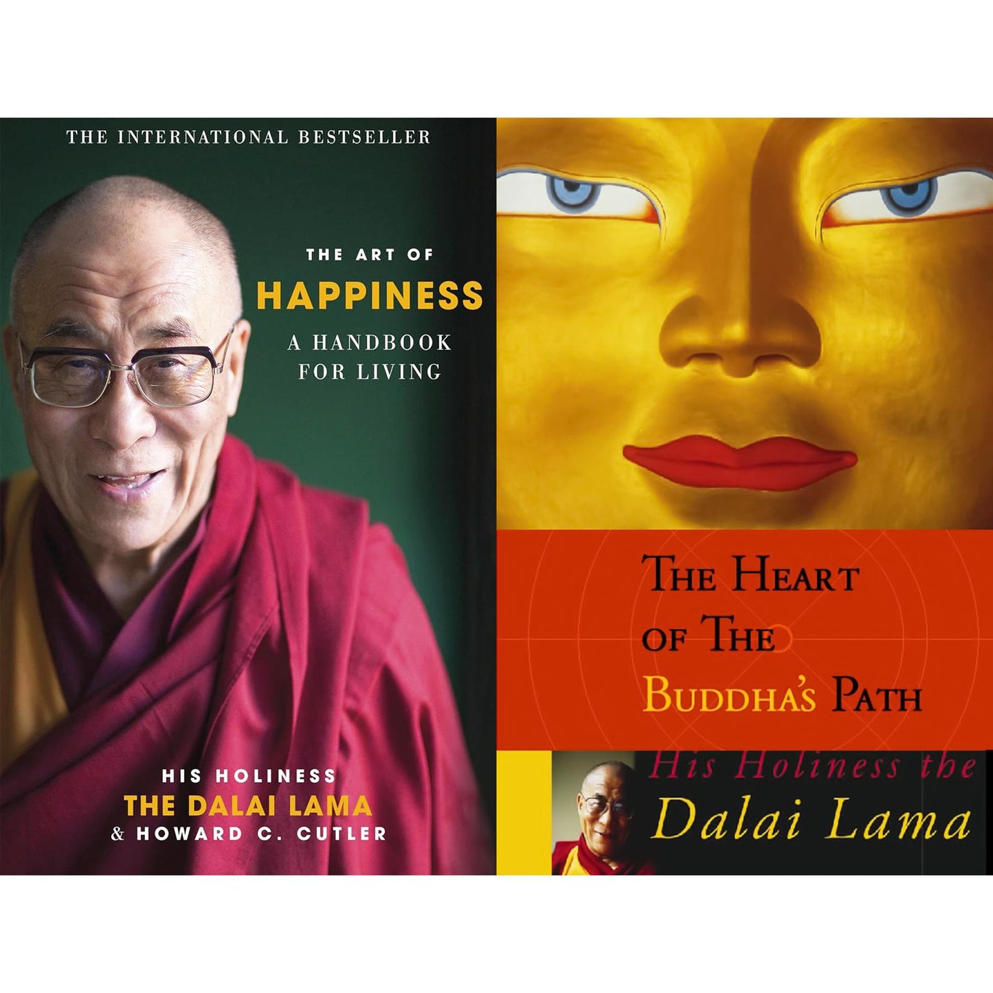 Dalai Lama Two-Book Set: The Art of Happiness & The Heart of the Buddha’s Path – Teachings on Spiritual Growth and Buddhist Philosophy