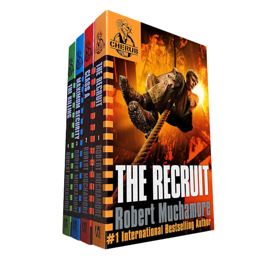 Undercover Missions Await: The CHERUB Series Featuring 'The Recruit,' 'Class A,' 'Maximum Security,' and 'The Killing'
