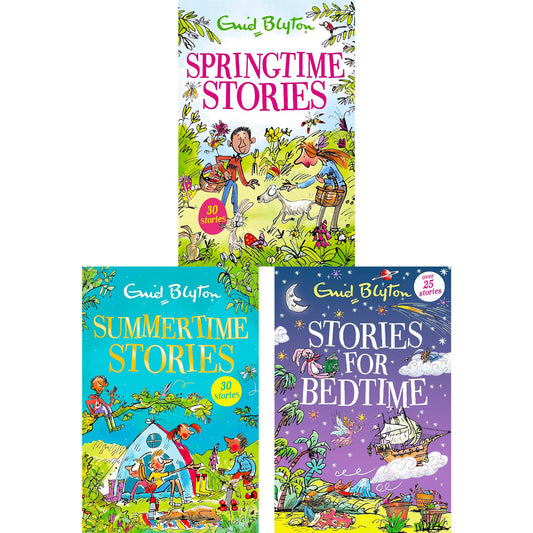 The Enid Blyton Stories Collection: Springtime Tales, Bedtime Moments & Summertime Adventures for Young Readers (Paperback, 3 Books)