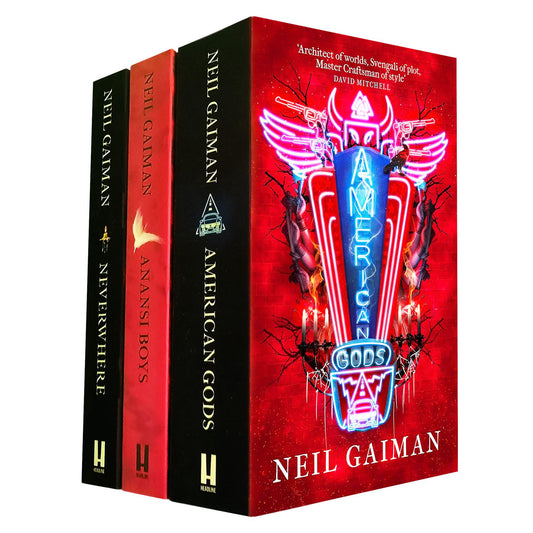 The Myth and Magic Collection: Neil Gaiman’s ‘American Gods,’ ‘Anansi Boys,’ and ‘Neverwhere’ – A Journey through Fantasy, Folklore, and Dark Wonders