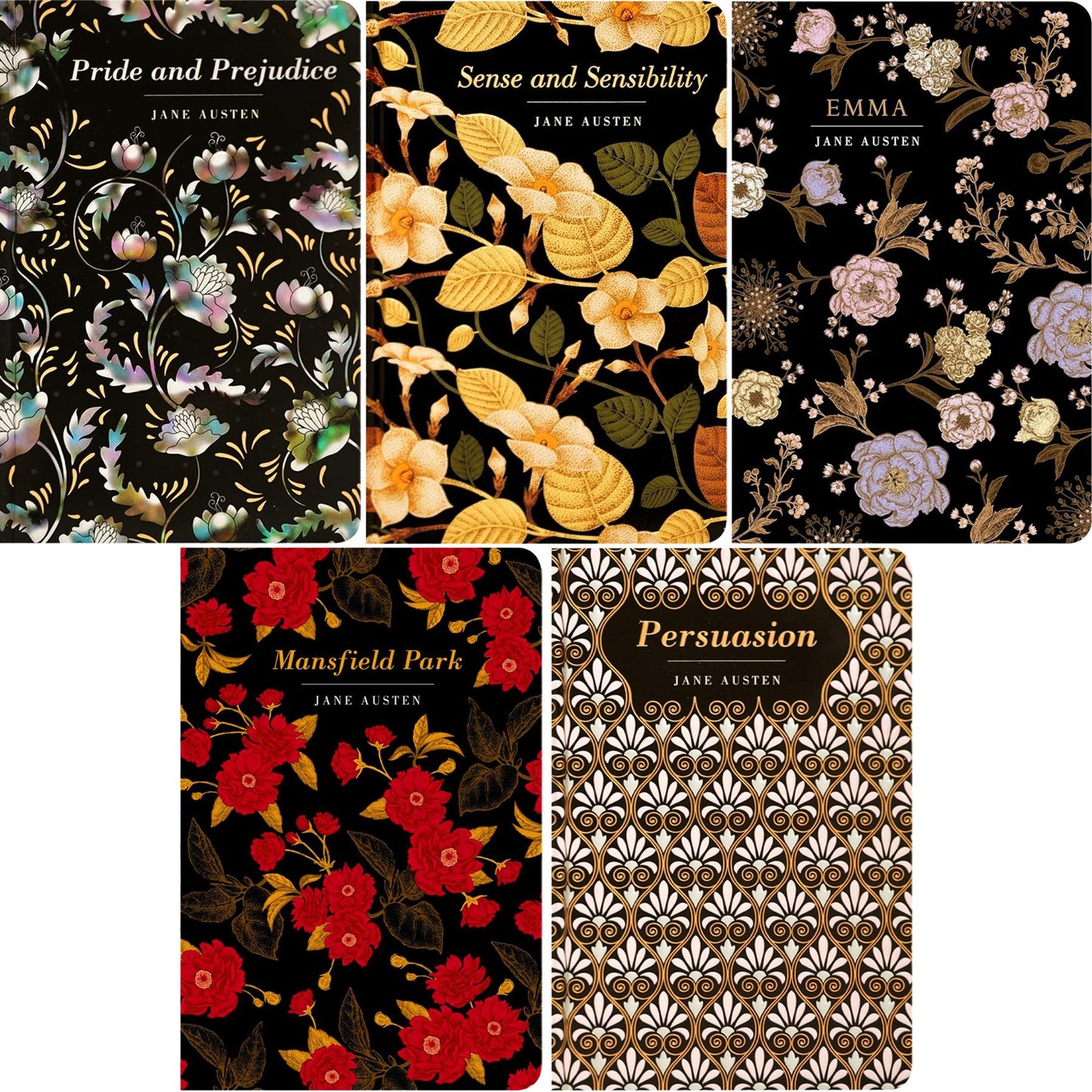 The Women in Literature Collection: Little Women, Persuasion, Wuthering Heights, Madame Bovary & More (Hardcover, 20 Books) with Six Notebooks – Timeless Classics in Elegant Chiltern Editions