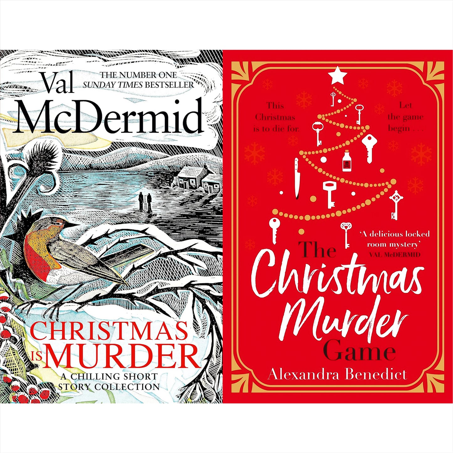 Christmas Is Murder & The Christmas Murder Game: Two Festive Crime Mysteries Packed with Suspense, Family Secrets, and Chilling Twists by Bestselling Authors Val McDermid and Alexandra Benedict