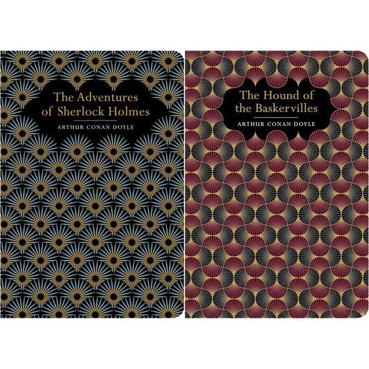 The Sherlock Holmes Collection: Adventures of Sherlock Holmes & The Hound of the Baskervilles (Hardcover, 2 Books) – Classic Detective Tales in Exquisite Chiltern Editions