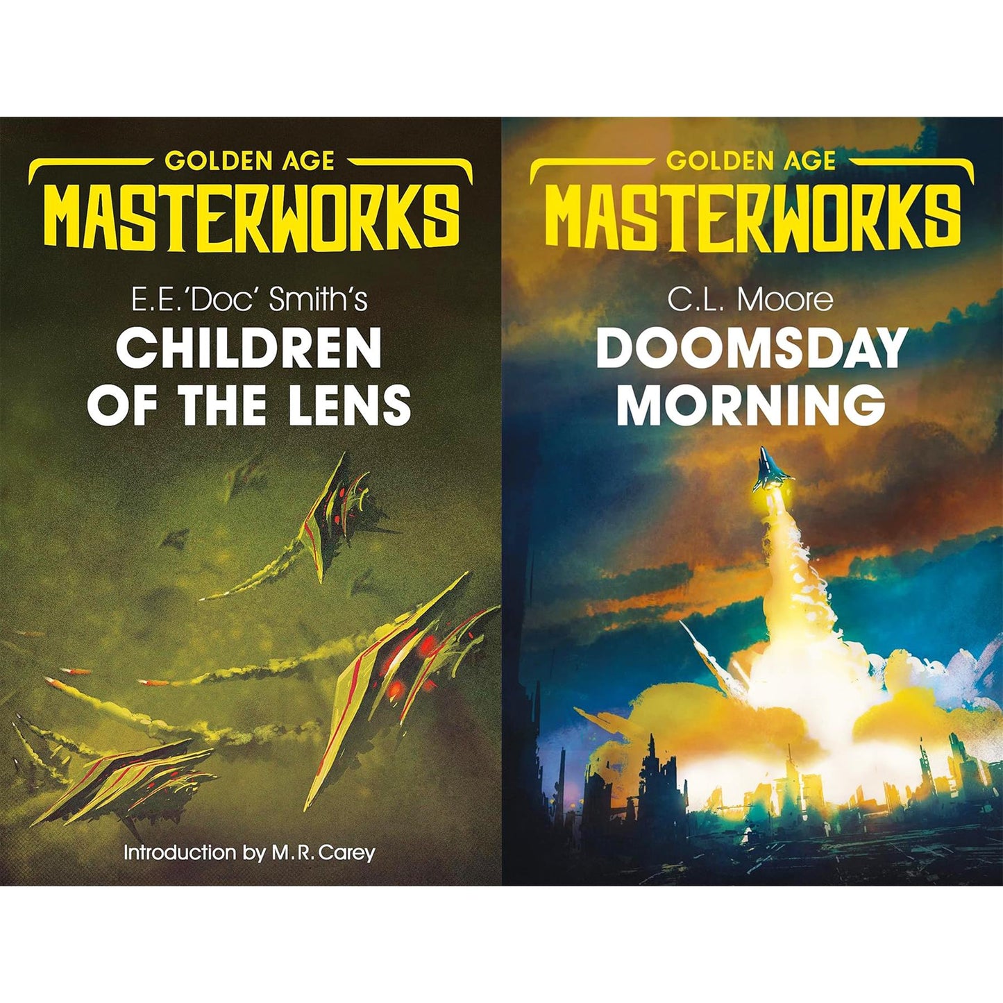 Golden Age Masterworks Collection – Iconic Sci-Fi Adventures in Clarke's Against the Fall of Night, Smith's Galactic Patrol, Moore's Jirel of Joiry & More (8-Book Set)