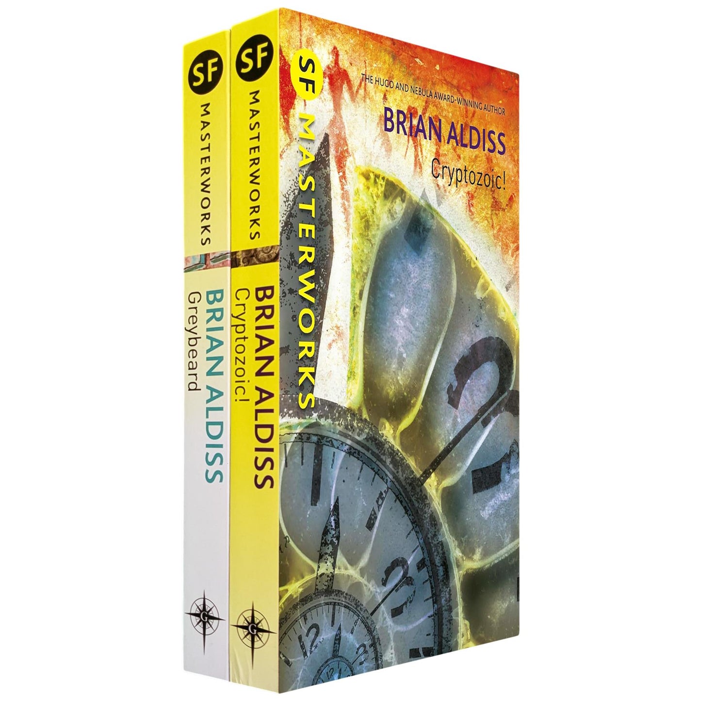 Brian Aldiss SF Masterworks Collection – Post-Apocalyptic Futures & Human Survival in Cryptozoic & Greybeard (2-Book Set)
